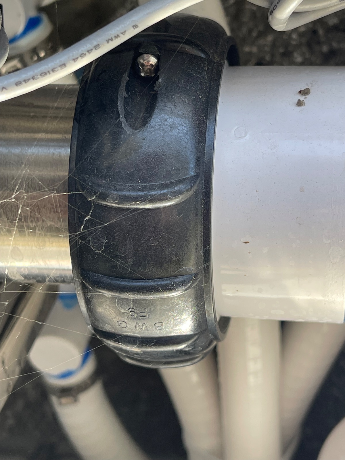 Water leak traced to heater union plumbing — The Cold Standard